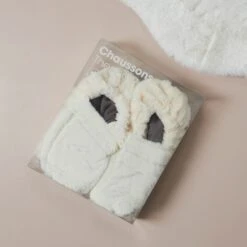 CHAUSSONS THERMO RELAXANTS BLANCS -Ameublement De Maison 31 S2 006W chaussettes thermo relaxant