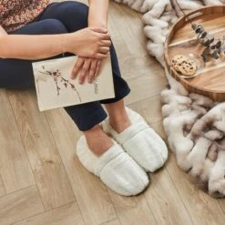 CHAUSSONS THERMO RELAXANTS BLANCS