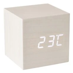 REVEIL LED BOIS BLANC -Ameublement De Maison 35 1h 006 images 35 1h 006 2