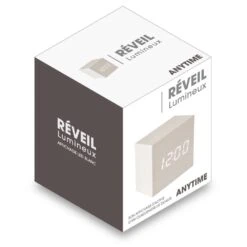 REVEIL LED BOIS BLANC -Ameublement De Maison 35 1h 006 images 35 1h 006 p