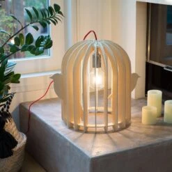 LAMPE CAGE A OISEAUX