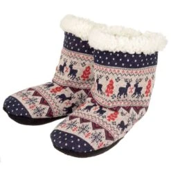 BOOTS THERMO RELAXANTS JACQUARD BLEUS