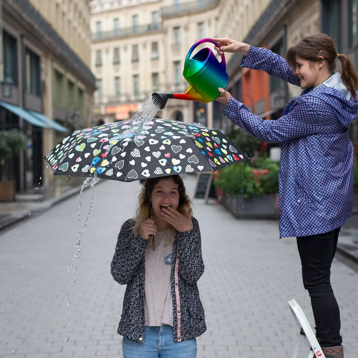 PARAPLUIE MAGIQUE CŒURS 5 PARAPLUIE MAGIQUE CŒURS – Image 3