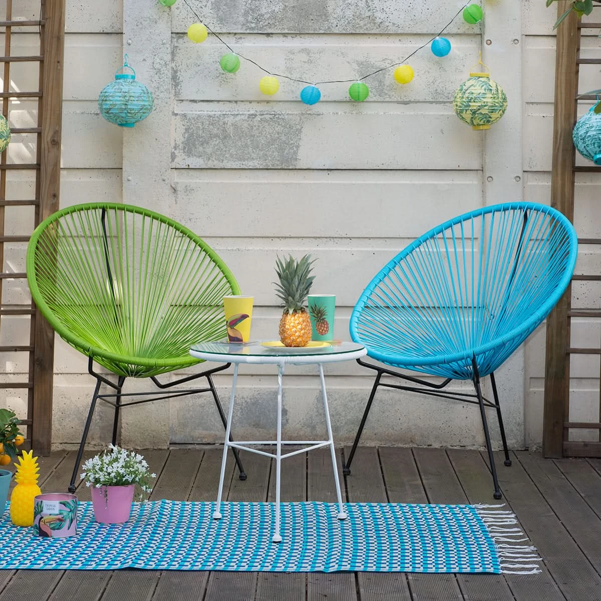 FAUTEUIL ACAPULCO TROPICAL GREEN 8 FAUTEUIL ACAPULCO TROPICAL GREEN – Image 6