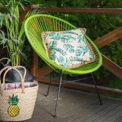 FAUTEUIL ACAPULCO TROPICAL GREEN 11 FAUTEUIL ACAPULCO TROPICAL GREEN -Ameublement De Maison 38 1m 002 images 38 1m 002 6