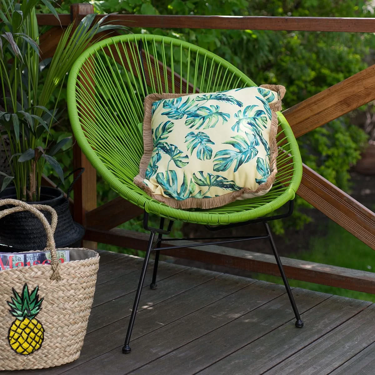 FAUTEUIL ACAPULCO TROPICAL GREEN 5 FAUTEUIL ACAPULCO TROPICAL GREEN – Image 3