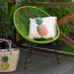 FAUTEUIL ACAPULCO TROPICAL GREEN 9 FAUTEUIL ACAPULCO TROPICAL GREEN -Ameublement De Maison 38 1m 002 images 38 1m 002 9