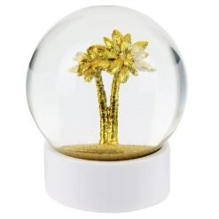 BOULE A NEIGE PALMIER DORE -Ameublement De Maison 38 1q 005 images 38 1q 005 1