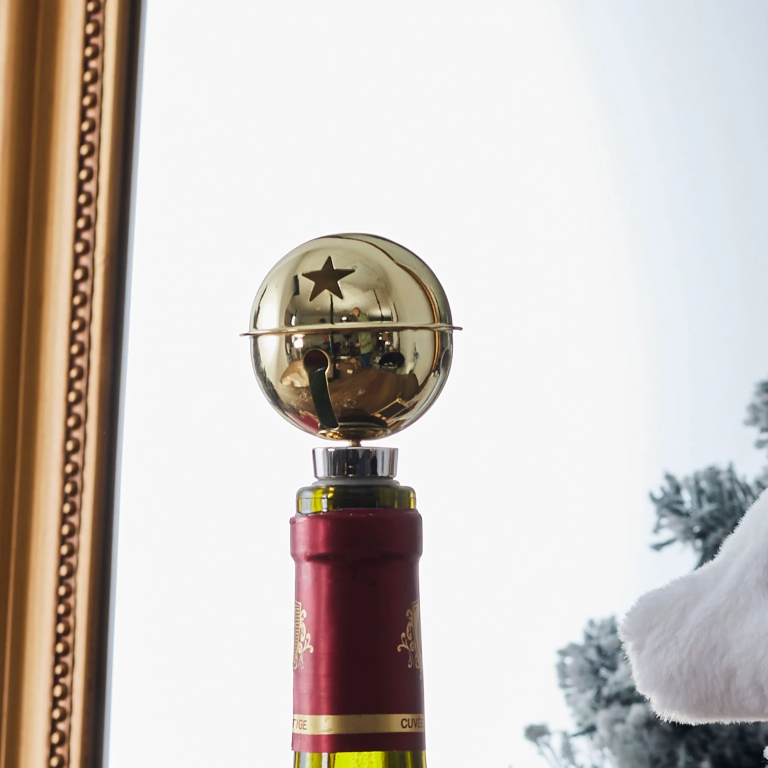 BOUCHON GRELOT DORE 3 BOUCHON GRELOT DORE