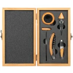COFFRET FIBRE BOIS NATUREL DE SERVICE VIN 5 PCS -Ameublement De Maison 38 2k 029 images 38 2k 029 2
