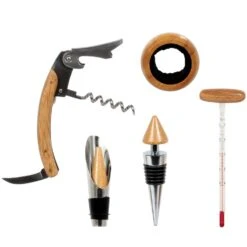 COFFRET FIBRE BOIS NATUREL DE SERVICE VIN 5 PCS -Ameublement De Maison 38 2k 029 images 38 2k 029 3