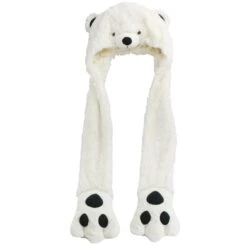 ECHARPE 3 EN 1 OURS BLANC -Ameublement De Maison 38 2s 020 images 38 2s 020 1