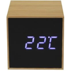 REVEIL LED PM FIBRE BOIS NATUREL -Ameublement De Maison 39 1h 102 images 39 1h 102 4