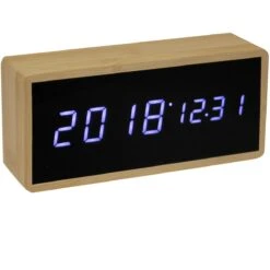 REVEIL LED GM FIBRE BOIS NATUREL -Ameublement De Maison 39 1h 103 images 39 1h 103 3