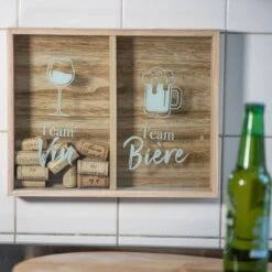 CADRE BOUCHON ADDICT BIERE ET VIN