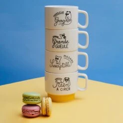 COFFRET 4 TASSES EMPILABLES