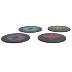 SET DE 6 DESSOUS DE VERRE VINYLES -Ameublement De Maison 39 2k 001 images 39 2k 001 3
