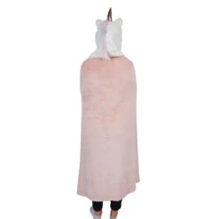 PLAID A CAPUCHE LICORNE -Ameublement De Maison 39 2s 011 images 39 2s 011 3