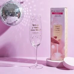VERRE PROSECCO XL JE CHANTE COMME CELINE 9 VERRE PROSECCO XL JE CHANTE COMME CELINE -Ameublement De Maison 39 VF 035 VERRE PROSECCO XXL PACK