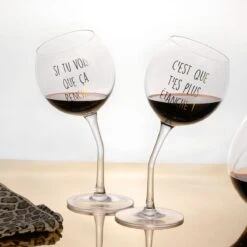 COFFRET 2 VERRES PENCHES DORES -Ameublement De Maison 39 vf 037 images 39 vf 037 9