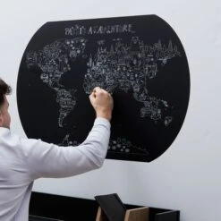 CARTE A COLORIER A LA CRAIE