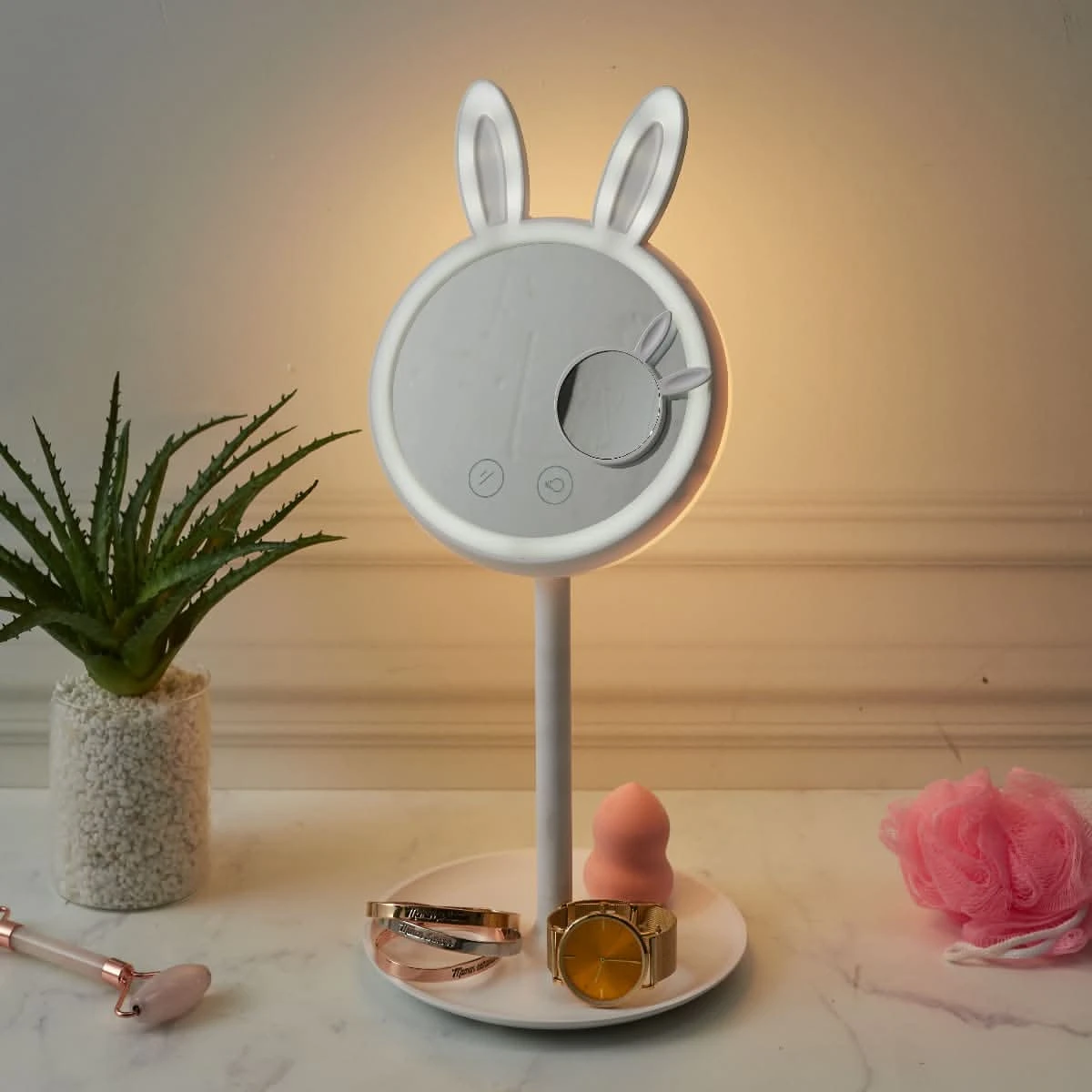 MIROIR LUMINEUX LAPIN 3 MIROIR LUMINEUX LAPIN