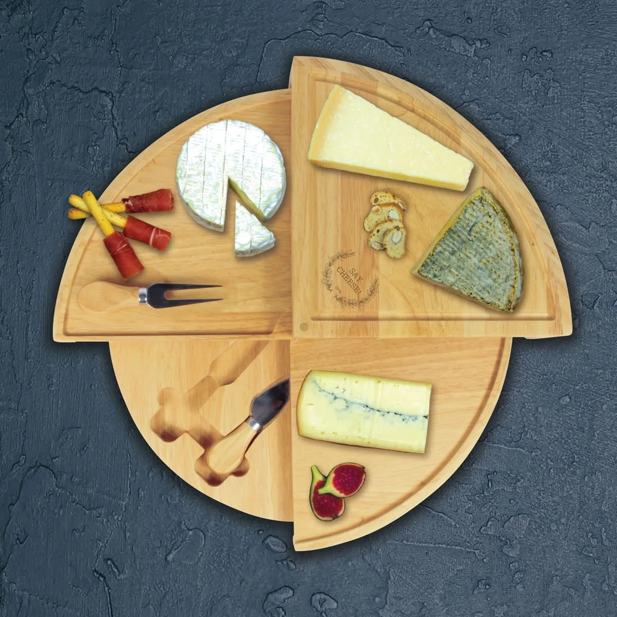 PLATEAU DE SERVICE ET COUVERTS A FROMAGE 5 PLATEAU DE SERVICE ET COUVERTS A FROMAGE â Image 3