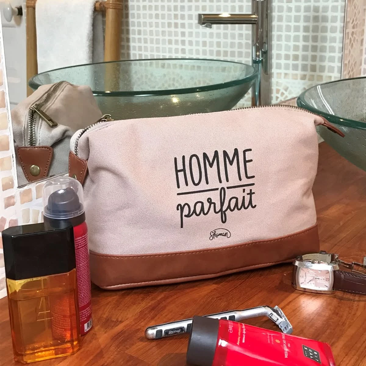 TROUSSE DE TOILETTE HOMME PARFAIT 4 TROUSSE DE TOILETTE HOMME PARFAIT – Image 2