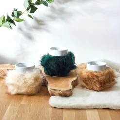 MUG FOURRURE AMOVIBLE SAPIN 9 MUG FOURRURE AMOVIBLE SAPIN -Ameublement De Maison 40 2K 023 mug imitation fausse fourrure 1