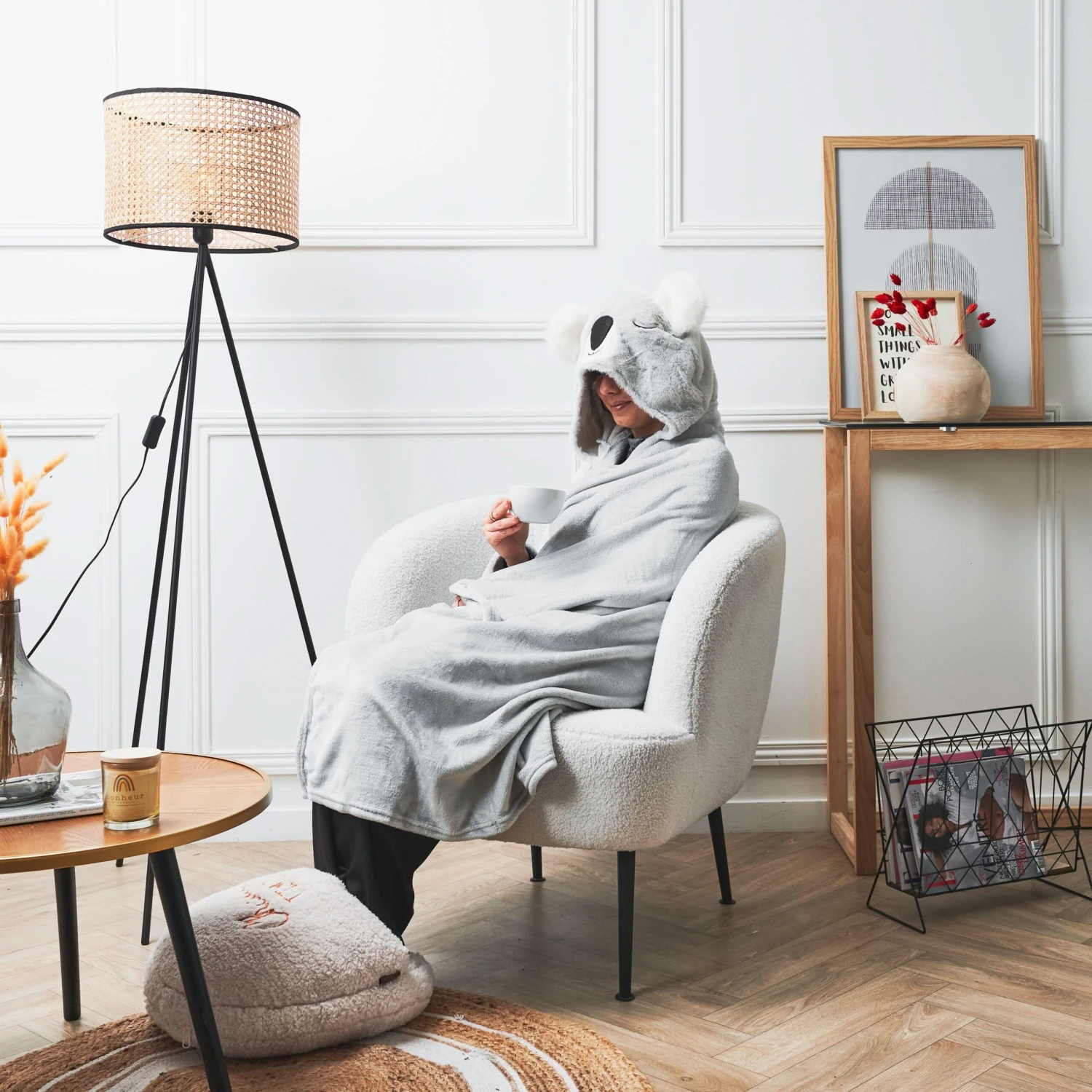 PLAID A CAPUCHE KOALA 3 PLAID A CAPUCHE KOALA