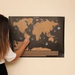 CARTE A GRATTER DRAPEAUX