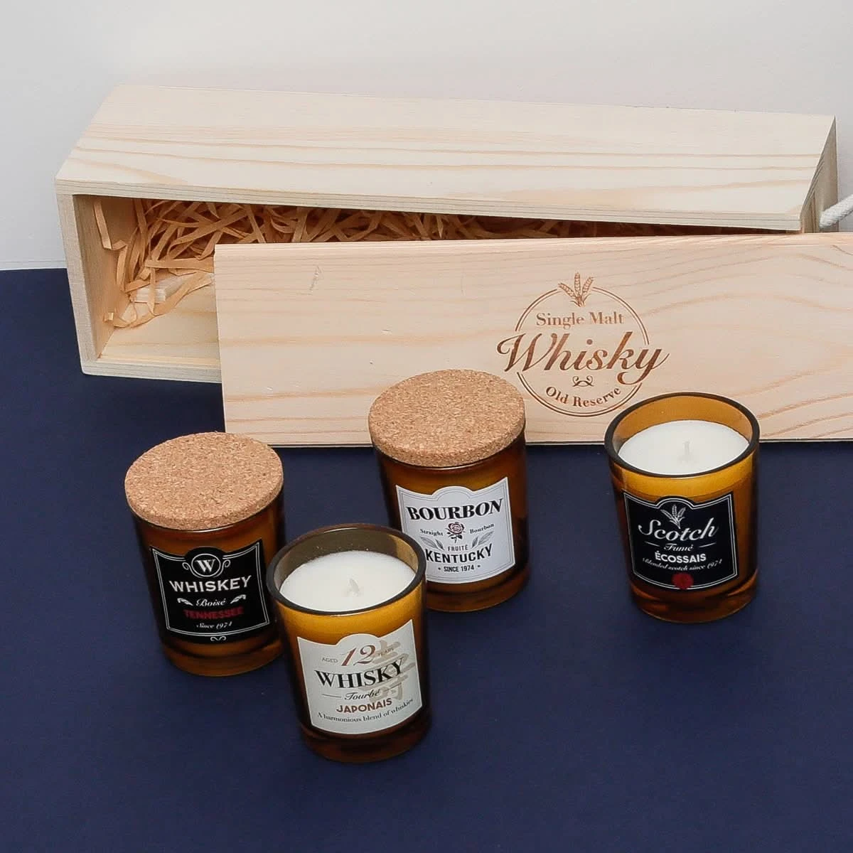 COFFRET DE 4 BOUGIES WHISKY 5 COFFRET DE 4 BOUGIES WHISKY – Image 3