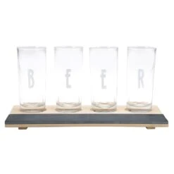 PLANCHE DE 4 VERRES A BIERE -Ameublement De Maison 40 2k 012 images 40 2k 012 1