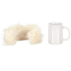 MUG FOURRURE AMOVIBLE CREME -Ameublement De Maison 40 2k 039 images 40 2k 039 2