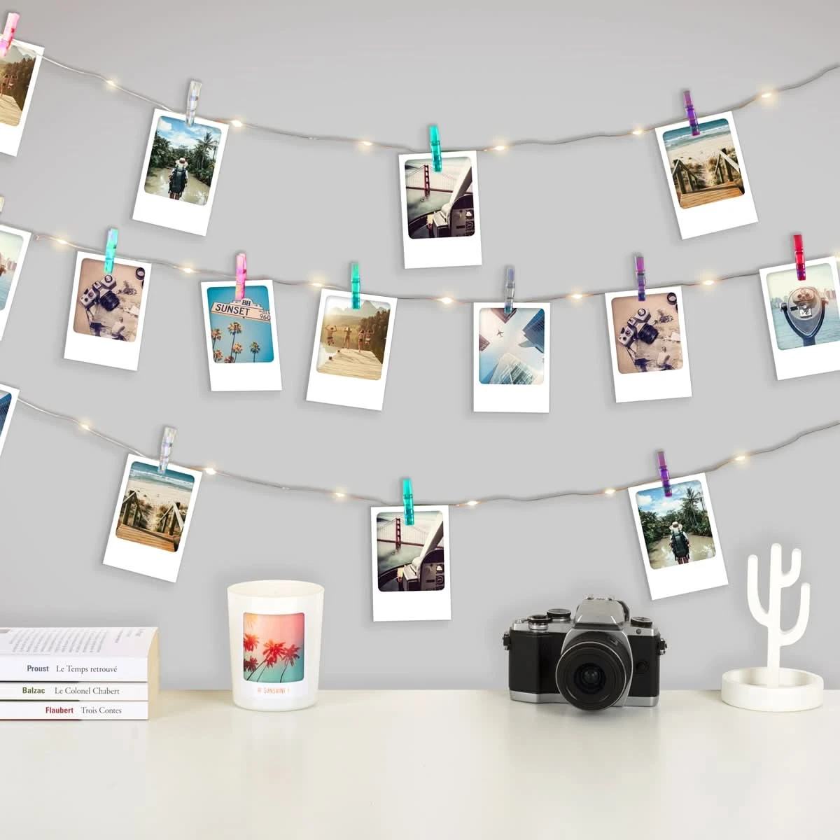 GUIRLANDE PHOTOS CLIPS IRIDESCENTE 5 GUIRLANDE PHOTOS CLIPS IRIDESCENTE – Image 3