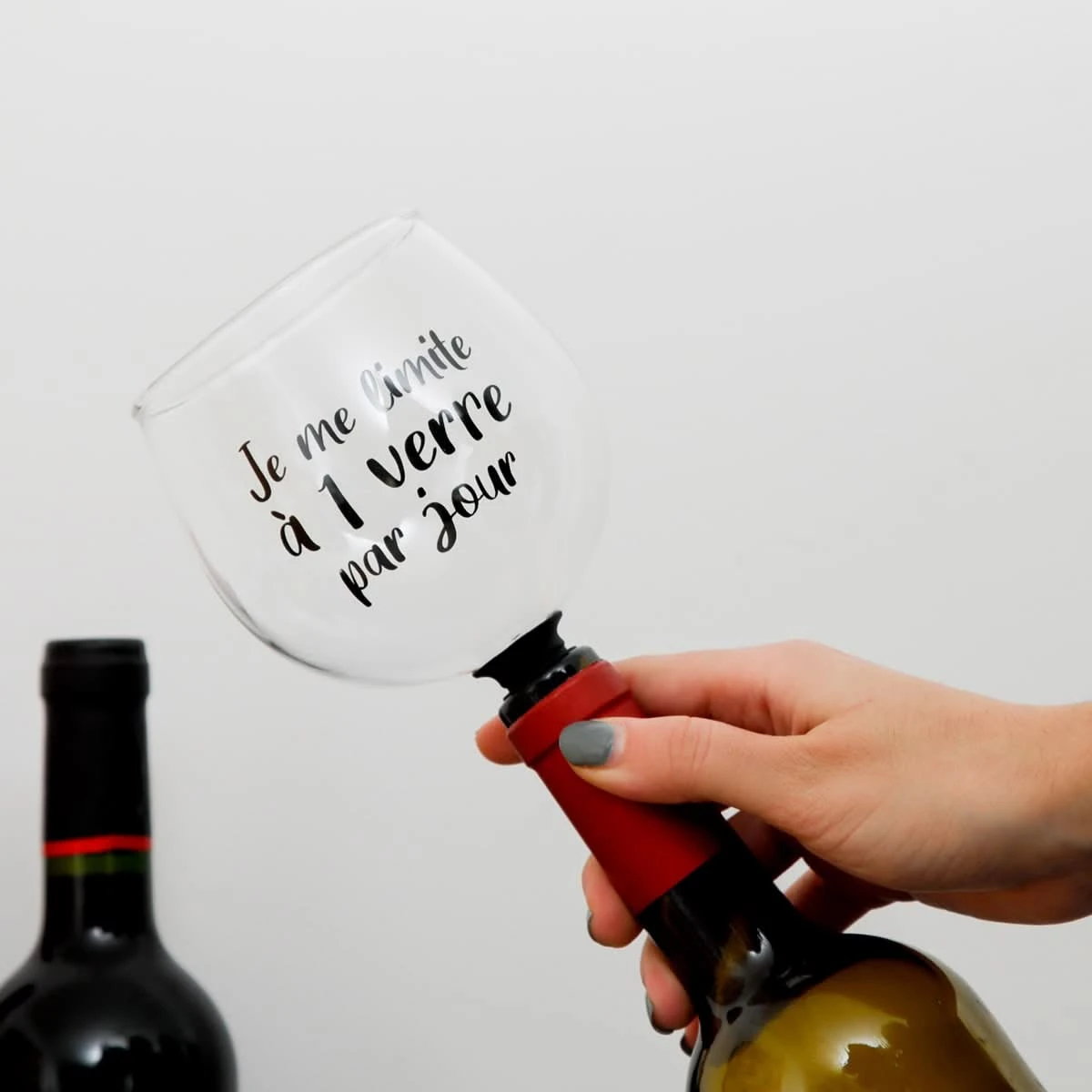 VERRE EMBOUT DE BOUTEILLE 3 VERRE EMBOUT DE BOUTEILLE