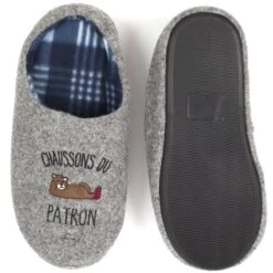 CHAUSSONS DU PATRON TAILLE 41/43 -Ameublement De Maison 40 2x 015 images 40 2x 015 4