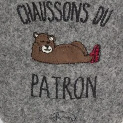 CHAUSSONS DU PATRON TAILLE 41/43 -Ameublement De Maison 40 2x 015 images 40 2x 015 5