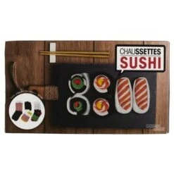 COFFRET DE 3 PAIRES DE CHAUSSETTES SUSHI 15 COFFRET DE 3 PAIRES DE CHAUSSETTES SUSHI -Ameublement De Maison 41 1Q 001 COFFRET DE 3 CHAUSSETTES SUSHIS 6