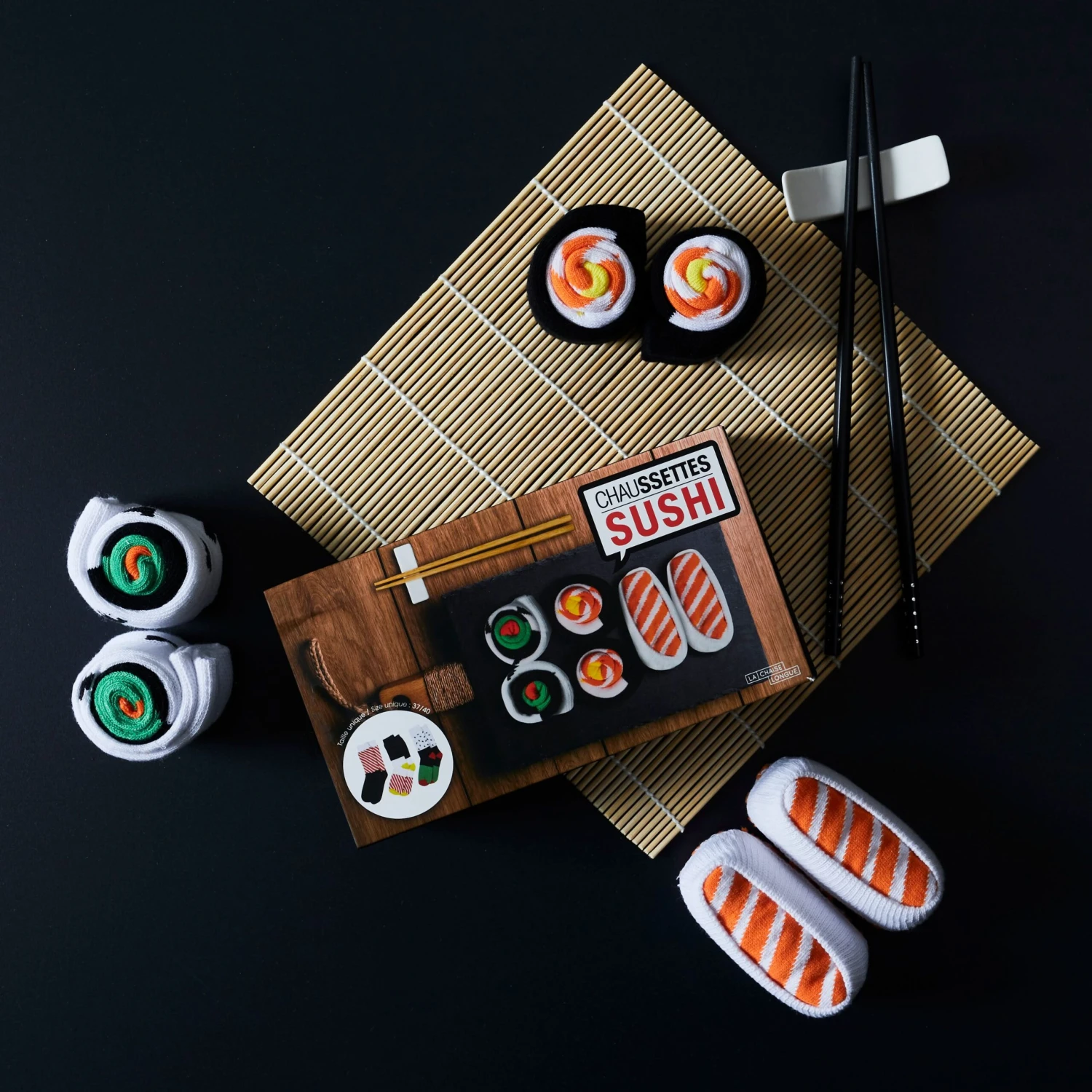 COFFRET DE 3 PAIRES DE CHAUSSETTES SUSHI 3 COFFRET DE 3 PAIRES DE CHAUSSETTES SUSHI