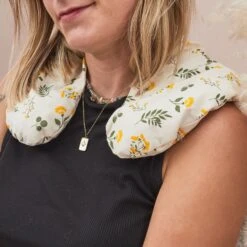 BOUILLOTTE TOUR DE COU NOYAUX DE CERISE