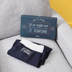 SHORT DE PYJAMA JE NE RONFLE PAS JE RONRONNE