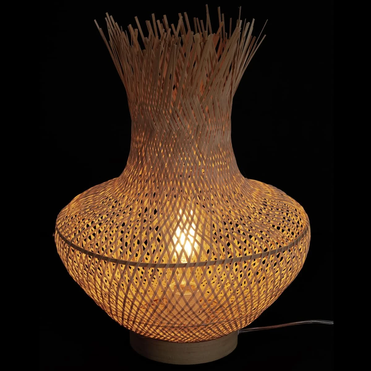 LAMPE VASE ROTIN 7 LAMPE VASE ROTIN â Image 5