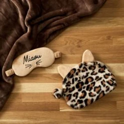 SET TROUSSE ET MASQUE MIAOU -Ameublement De Maison 41 2S 002 set trousse chat