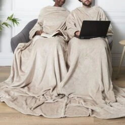 PLAID DUO KANGOUROU GROS MATOU