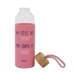 GOURDE EN VERRE MA TETE DIT SPORT MON CORPS DIT DORT -Ameublement De Maison 41 2x 010 images 41 2x 010 1