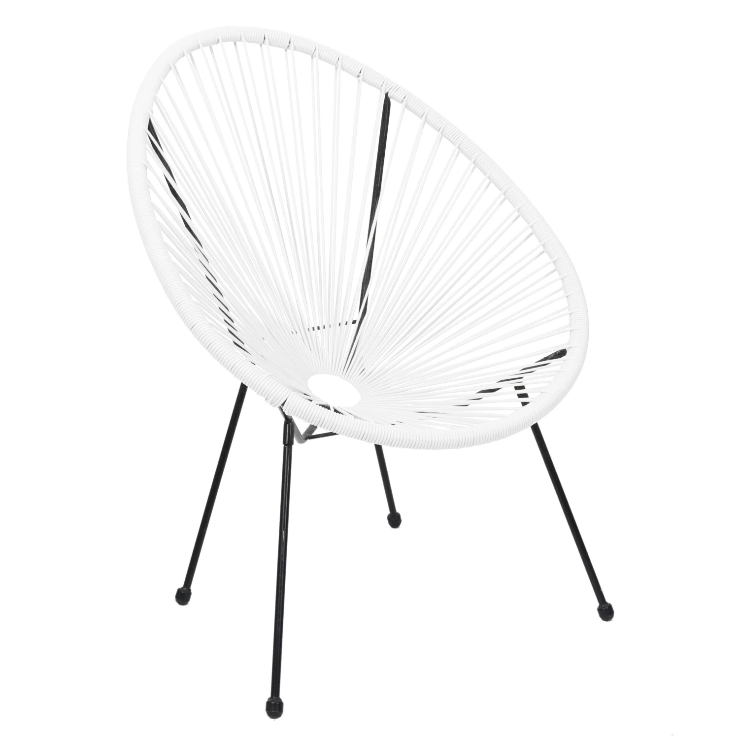 CHAISE ACAPULCO BLANC 3 CHAISE ACAPULCO BLANC