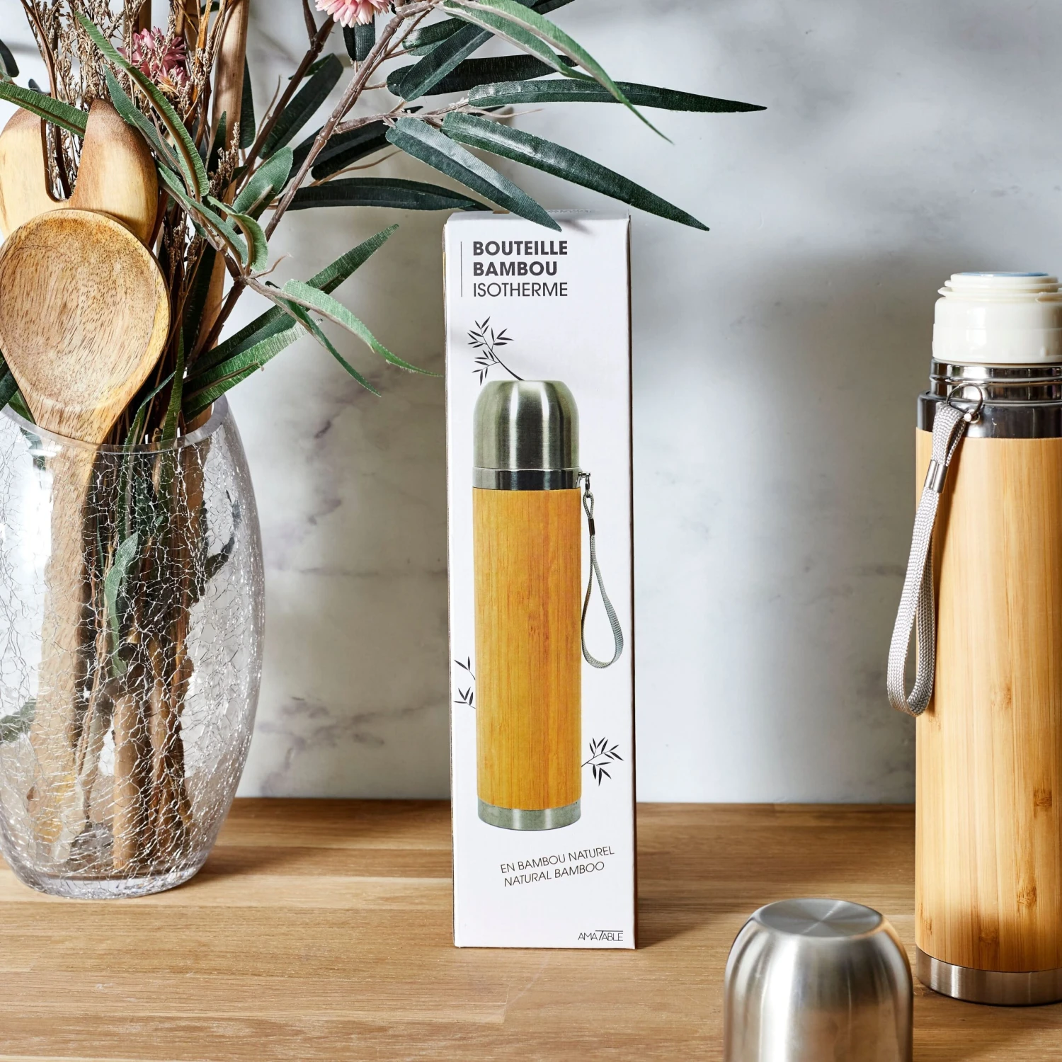 BOUTEILLE BAMBOU ISOTHERME 4 BOUTEILLE BAMBOU ISOTHERME – Image 2
