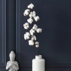 BRANCHE DE FLEURS DE COTON
