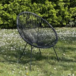 CHAISE ACAPULCO NOIR -Ameublement De Maison 42 1j 014 images 42 1j 014 8